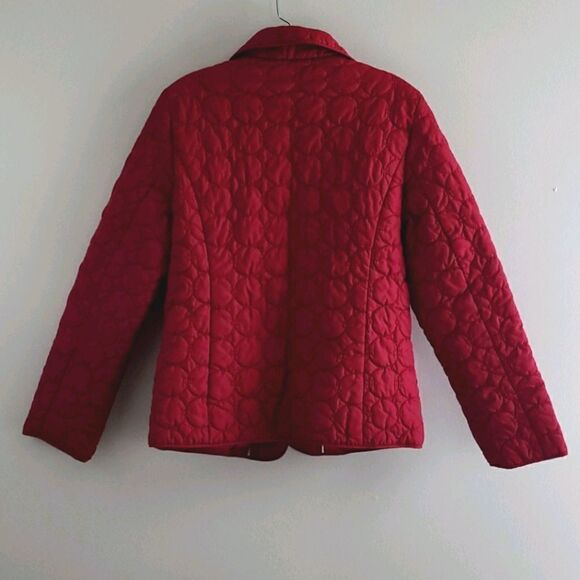 CHARTER CLUB fuschia quilted coat - Picture 7 of 7